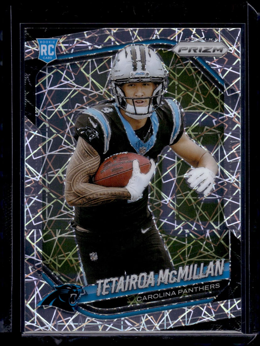 Tetairoa McMillan Rookie Card Lazer Prizm 2025 Panini Prizm #311 Carolina Panthers: Panini Select, Prizm, Mosaic, Contenders, Zenith, Phoenix, Illusions, Absolute, Rookie NFL Sports Trading Cards, SP, SSP, Cards, Football Cards for Sale Near Me, Superbowl & Hall of Fame Player Cards,