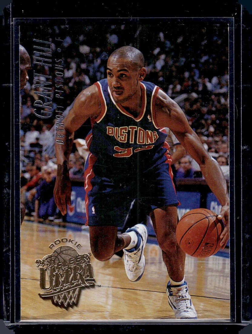 Grant Hill Rookie Card 1994-95 Fleer Ultra #239 Detroit Pistons: Fleer Vintage Basketball NBA Trading & Sports Cards, NBA Championship & Hall of Fame Player Cards, Valuable Auction Memorabilia Lots Sold On Line, Old Sports Cards for Sale Near Me