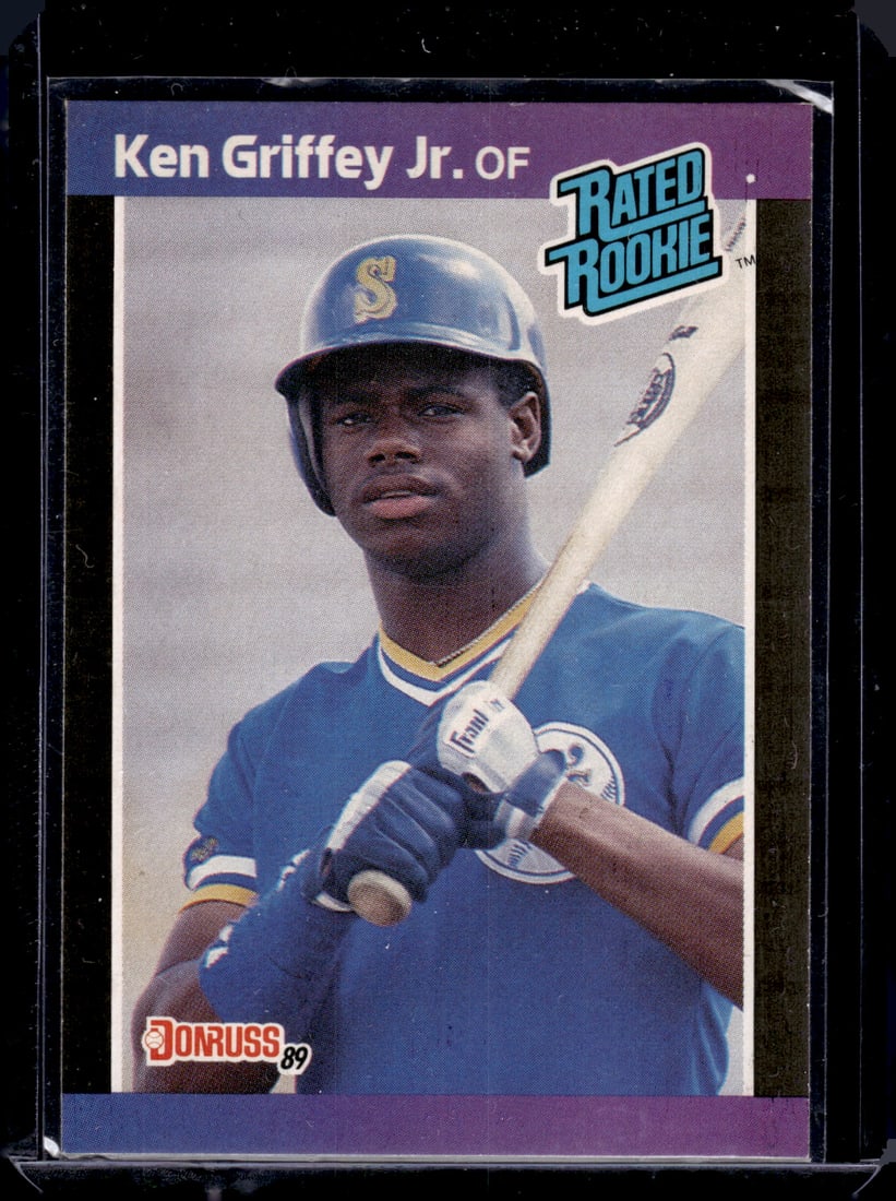 Ken Griffey Jr. Rookie Card 1989 Donruss #33 Seattle Mariners: Donruss Baseball MLB Trading & Sports Cards, Sports Cards for Sale Near Me, Prizm, Mosaic, Select, SP, SSP, Auction Memorabilia Lots for Sale On Line, World Series & Hall of Fame Players, Diamond King