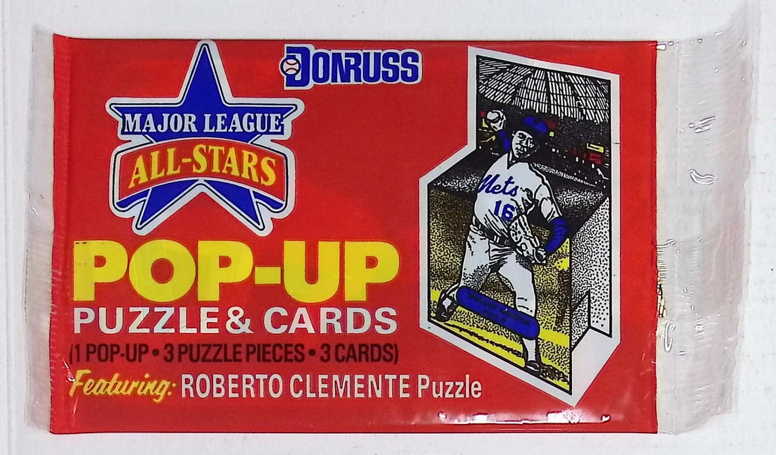 1987 Donruss Leaf Major League All-Stars Pop UP Insert Cello Pack: Vintage Valuable Donruss Baseball MLB Trading & Sports Cards, Robin Yount, George Brett, Rickey Henderson, Nolan Ryan, Old Sports Cards for Sale Near Me, Oversized Sports Cards, World Series & Hall of