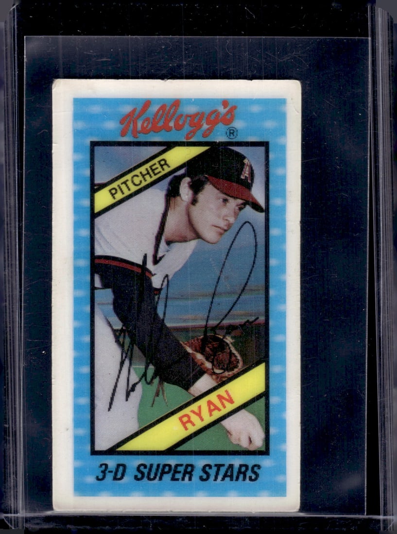 Nolan Ryan 1980 Kellogg's 3-D Super Stars #20 Houston Astros (1 of 2)