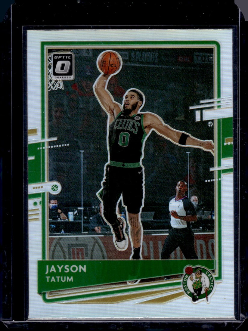 Jayson Tatum Holo Prizm 2020-21 Donruss Optic #77 Boston Celtics: Donruss Optic Basketball NBA Sports & Trading Cards, SP, SSP, NBA Championship & Hall of Fame Player Cards, Valuable Auction Memorabilia Lots Sold On Line, Sports Cards for Sale Near Me