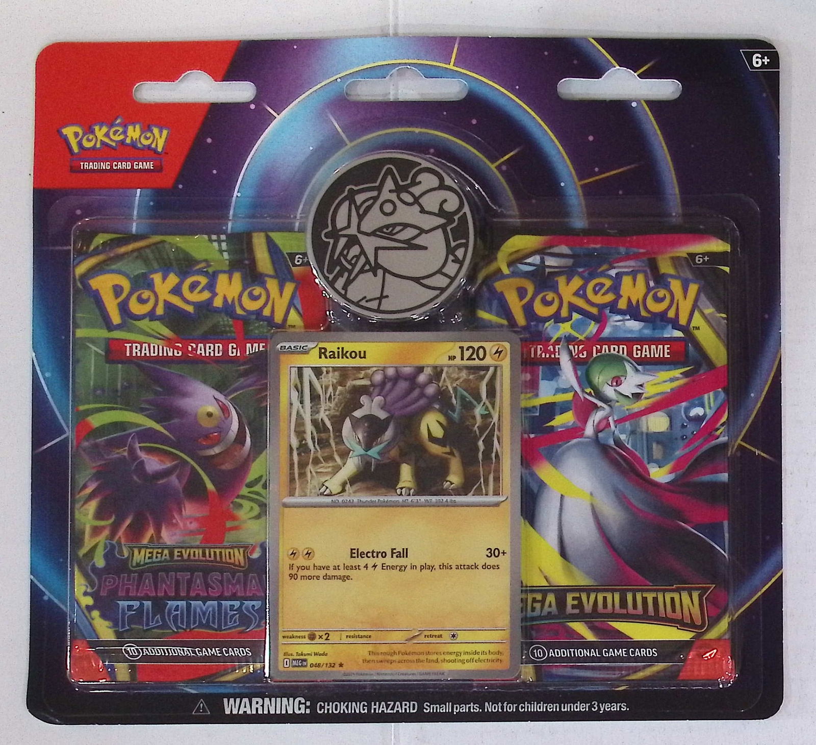 2 COUNT: 1 Pokemon Mega Evolutions & 1 Phantasmal Flames Single Booster Blister Hanger (1 of 1)