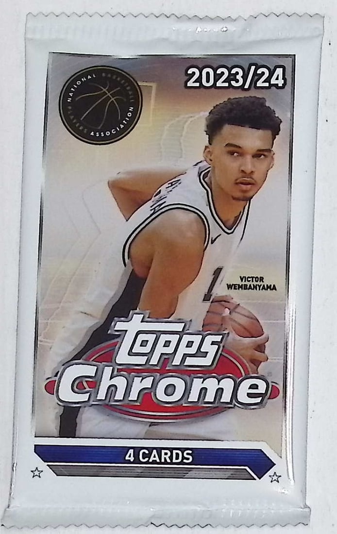 2023-24 Topps Chrome Basketball Cards BLASTER BOX PACK Victor Wembanyama Rookie Card: Topps Chrome Basketball NBA Trading & Sports Cards, Rookie Cards in this set are Victor Wembanyama Rookie, Brandon Miller, Amen Thompson, Scoot Henderson, Ausar Thompson, Autographs, Signatures, Green