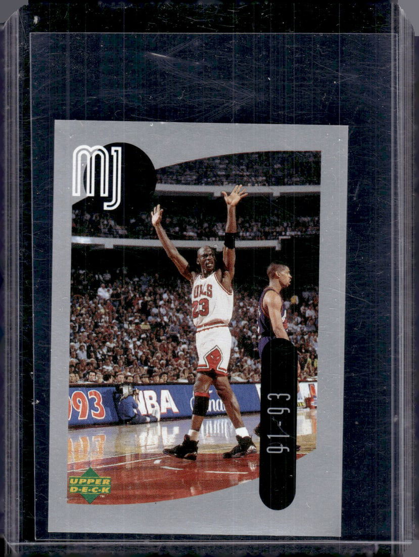 Michael Jordan Sticker 1998-99 Upper Deck #33 Chicago Bulls (1 of 2)