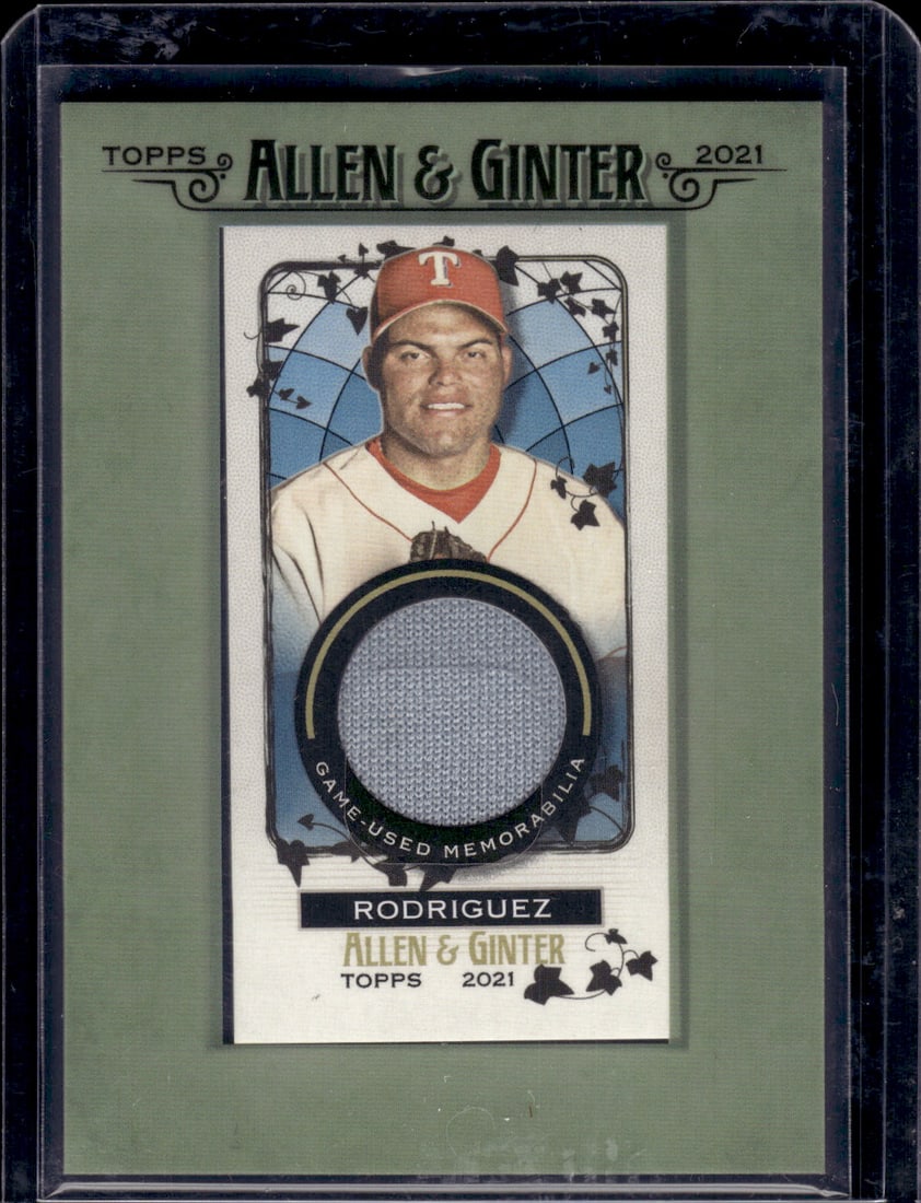 Ivan Rodriguez Game Used Patch 2021 Allen & Ginter #MFR-IR Texas Rangers: Topps Baseball MLB Trading & Sports Cards, Sports Cards for Sale Near Me, World Series & Hall of Fame Players Memorabilia, Refractors, X-Fractors, Numbered, SP, SSP, Valuable Auction Memorabilia Lots 