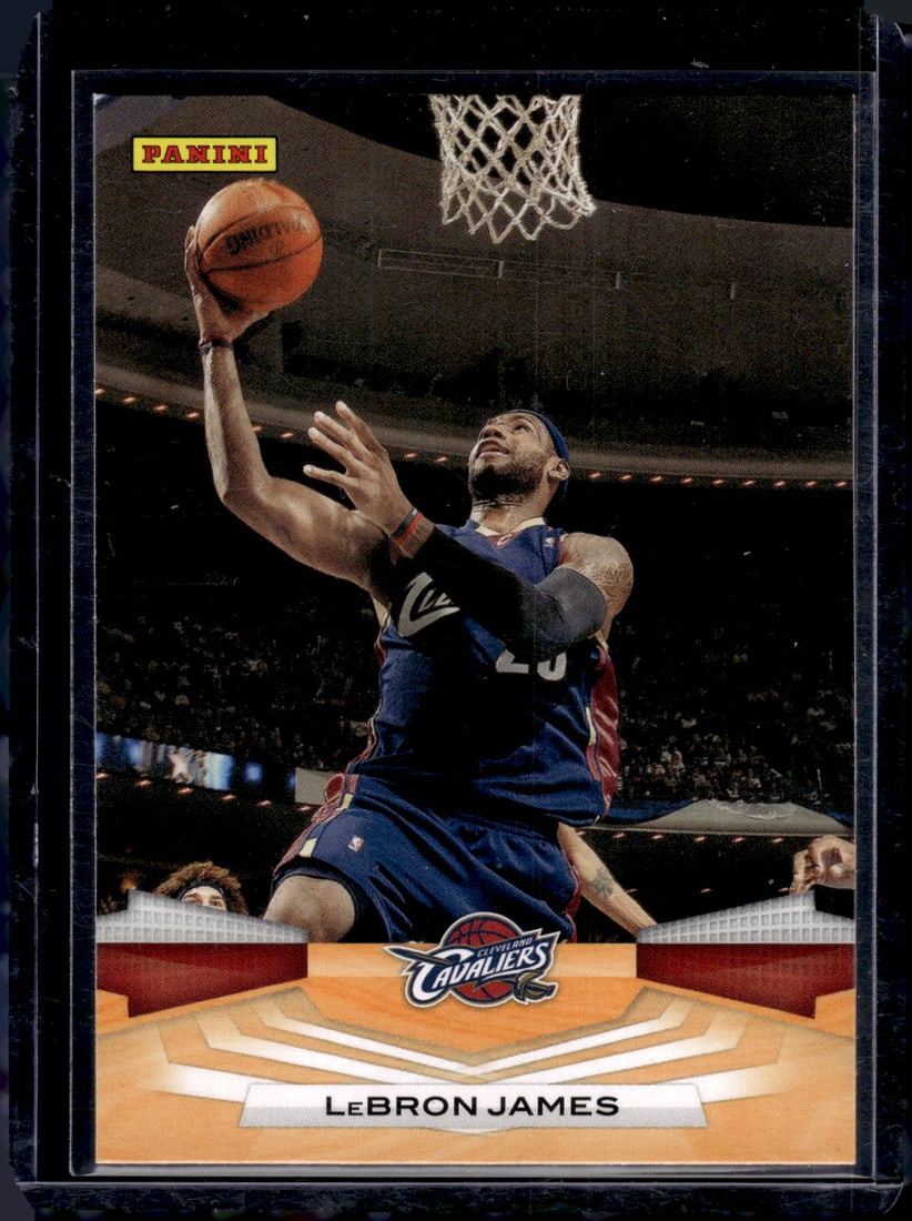 LeBron James 2009-10 Panini #64 Cleveland Cavaliers: Panini Select, Prizm, Mosaic, Contenders, Revolution, Phoenix, NBA Hoops, Rookie NFL Sports Trading Cards, Silver, SP, SSP, Wave Prizms, Numbered Cards, Basketball sports Cards for Sale Near Me, NBA C