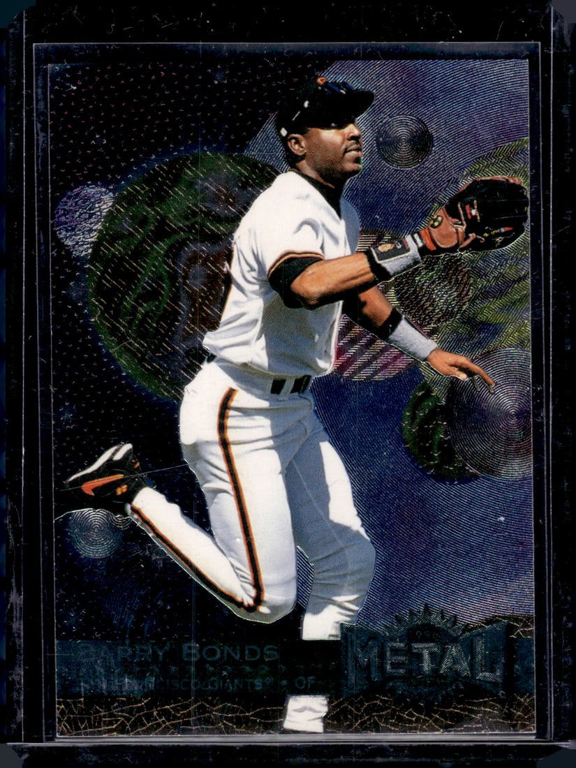 Barry Bonds 1996 Metal Universe #241 San Francisco Giants: Upper Deck Baseball MLB Trading & Sports Cards, Old Sports Cards for Sale Near Me, Auction Memorabilia Lots for Sale On Line, World Series & Hall of Fame Players