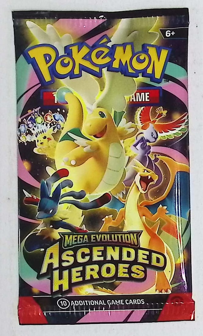2025 Pokemon Ascended Heroes Card Booster Pack Charizard Newest Pokemon Set: Pokemon Trading Card Game Cards, Charizard, Pikachu, Mewto, EX, Referse Holo, Holo Rare Cards, Secret Rare Cards, Full Art Cards, Evee, 3 Stars Ultra Rare Cards, Double Rare, Illustration Rare, Specia