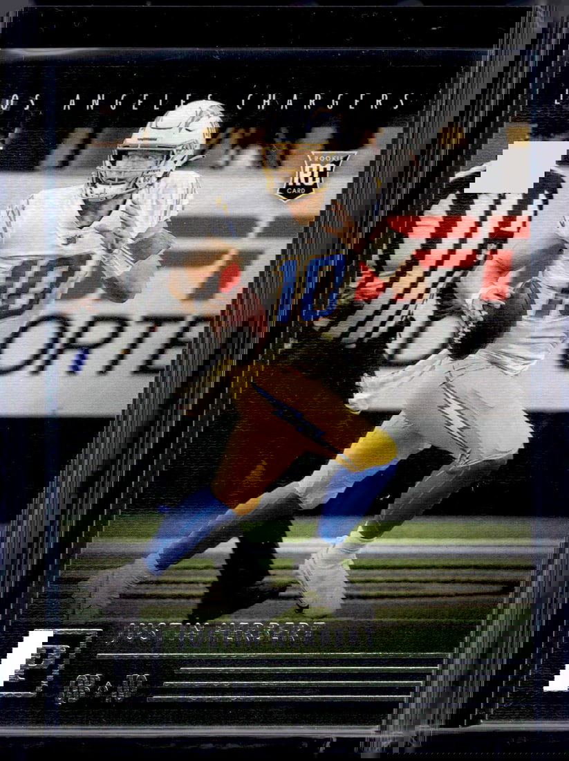 Justin Herbert Rookie Card 2020 Chronicles Panini #PA-3 Los Angeles Chargers: Panini Select, Prizm, Mosaic, Contenders, Zenith, Phoenix, Illusions, Absolute, Rookie NFL Sports Trading Cards, SP, SSP, Cards, Football Cards for Sale Near Me, Superbowl & Hall of Fame Player Cards,