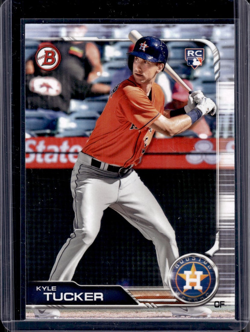 Kyle Tucker Rookie Card 2019 Bowman #94 Astors, Cubs: Bowman Baseball MLB Trading & Sports Cards, Sports Cards for Sale Near Me, World Series & Hall of Fame Players, SP, SSP, Chrome, 1st Bowman, Auction Memorabilia Lots Sold On Line