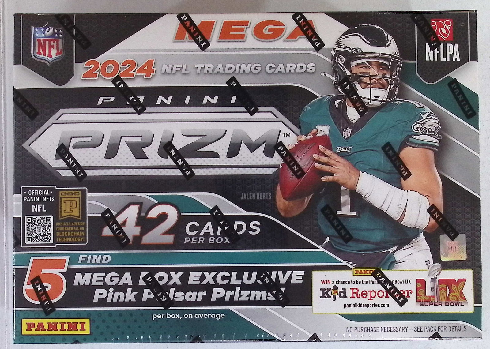 2024 Panini Prizm Football MEGA BOX - Rookie Cards: Drake Maye, Bo Nix, Caleb williams, Jayden (1 of 1)