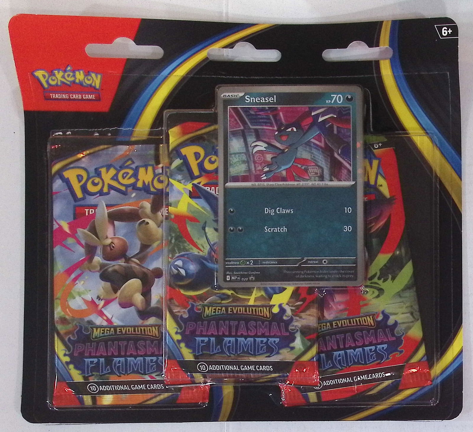 2025 Pokemon Phantasmal Flames Blister 3 Pack Blister Booster Pack Set: Pokemon Trading Card Game Cards, Charizard, Pikachu, Mewto, EX, Referse Holo, Holo Rare Cards, Secret Rare Cards, Full Art Cards, Evee, 3 Stars Ultra Rare Cards, Double Rare, Illustration Rare, Specia