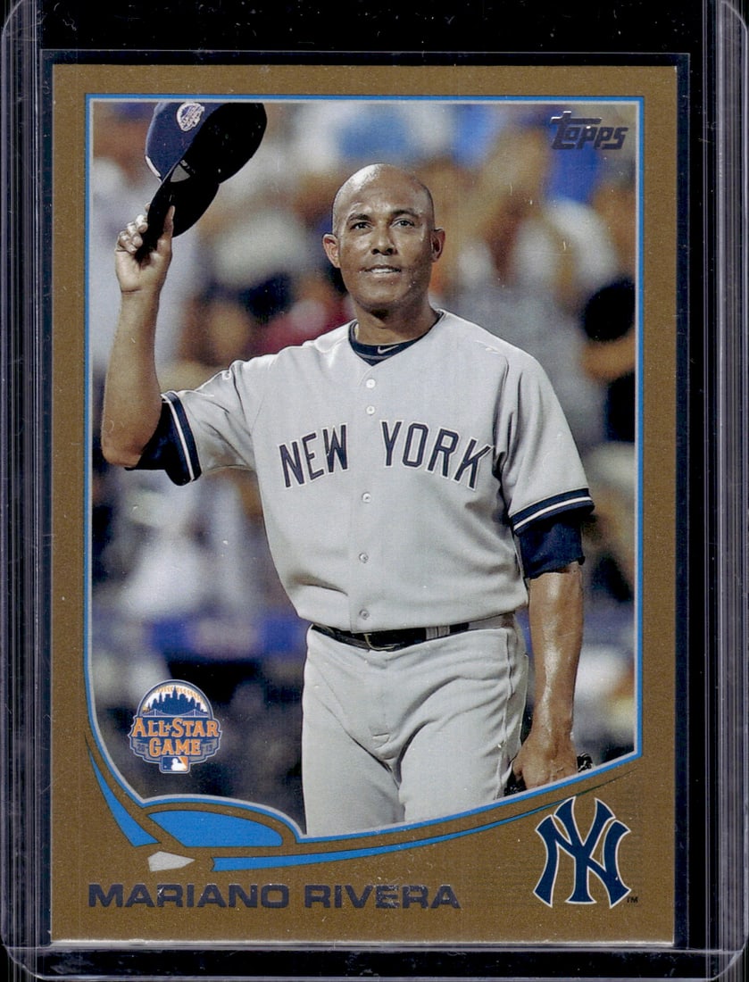Mariano Rivera Gold /2013 2013 Topps Update #US313 New York Yankees: Topps Baseball MLB Trading & Sports Cards, Sports Cards for Sale Near Me, World Series & Hall of Fame Players Memorabilia, Refractors, X-Fractors, Numbered, SP, SSP, Valuable Auction Memorabilia Lots 