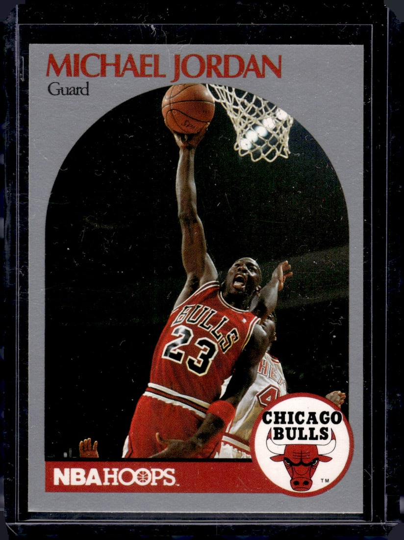 Michael Jordan 1990-91 NBA Hoops #65 Chicago Bulls (1 of 2)
