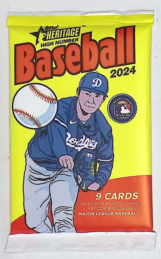 2024 Topps Heritage HIGH NUMBER Baseball Blaster Box Pack - Elly De La Cruz & Paul Skenes Rookie (1 of 1)