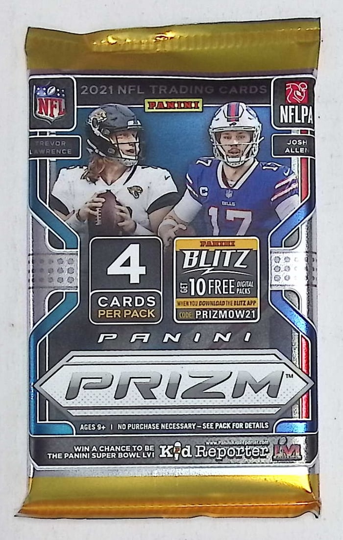 2021 Panini Prizm Football Card BLASTER BOX PACK Sports Card Rookie NFL Trading Cards (1 of 1)