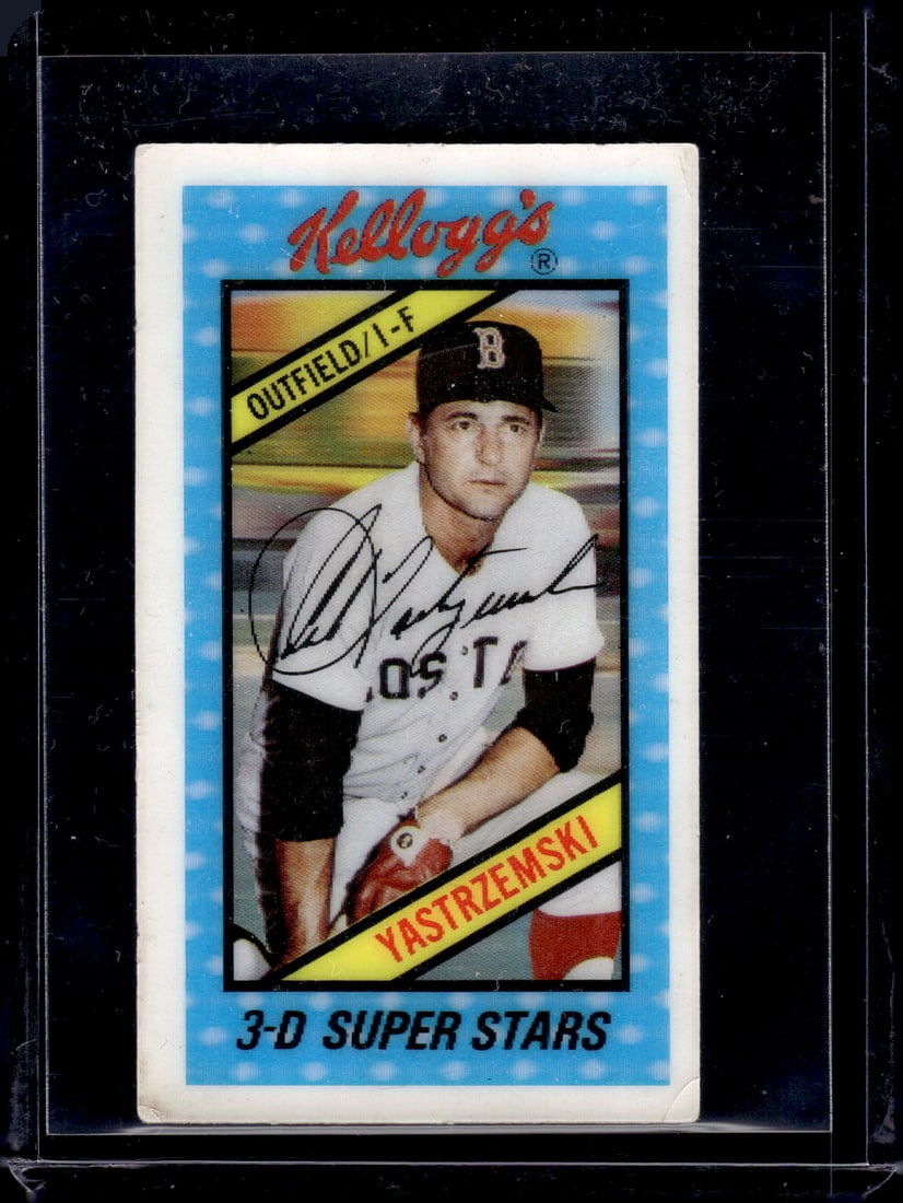 Carl Yastrzemski 1980 Kellogg's 3-D Super Stars #27 Boston Red Sox: Topps Baseball MLB Trading & Sports Cards, Sports Cards for Sale Near Me, World Series & Hall of Fame Players Memorabilia, Refractors, X-Fractors, Numbered, SP, SSP, Valuable Auction Memorabilia Lots