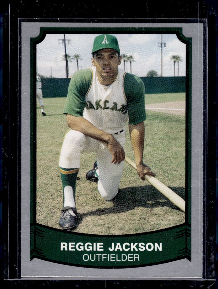 Reggie Jackson 1989 Pacific #111 Athletics, Yankees: Pacific Baseball MLB Trading & Sports Cards, Old Sports Cards for Sale Near Me, Auction Memorabilia Lots for Sale On Line, World Series & Hall of Fame Players