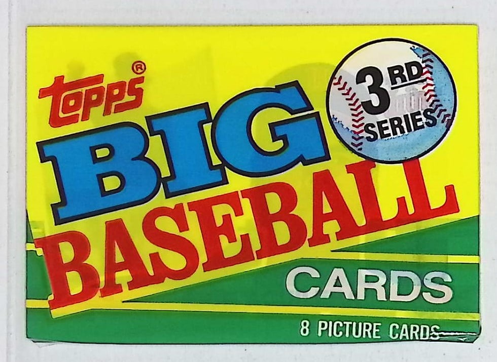 1990 Topps Big Baseball Series 3 Retail Box Wax Pack Vintage Baseball Cards (1 of 1)