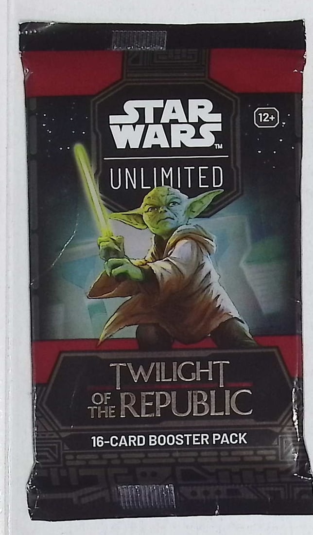 Star Wars Unlimited Twilights of the Republic 16 Card Booster Pack: 1 Rare or Legendary per Pack (1 of 1)