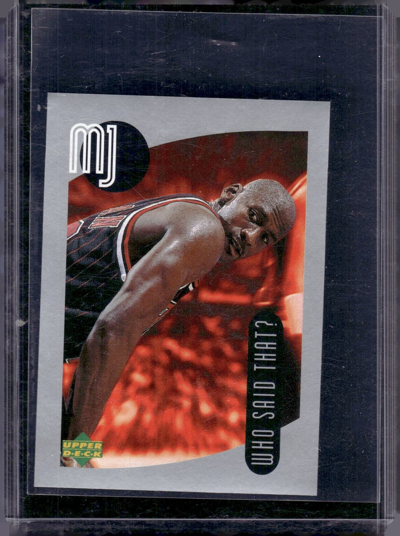 Michael Jordan Sticker 1998-99 Upper Deck #110 Chicago Bulls (1 of 2)
