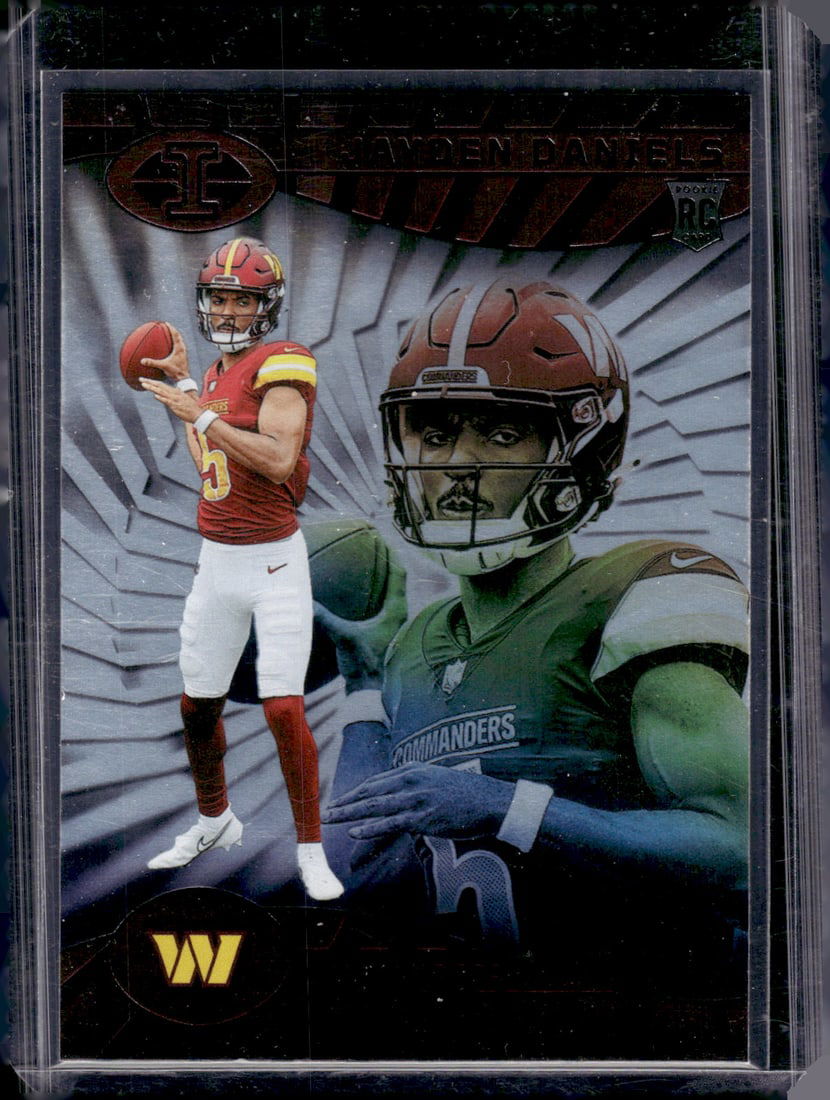 Jayden Daniels Rookie Card 2024 Illusions #93 Washington Commanders (1 of 2)
