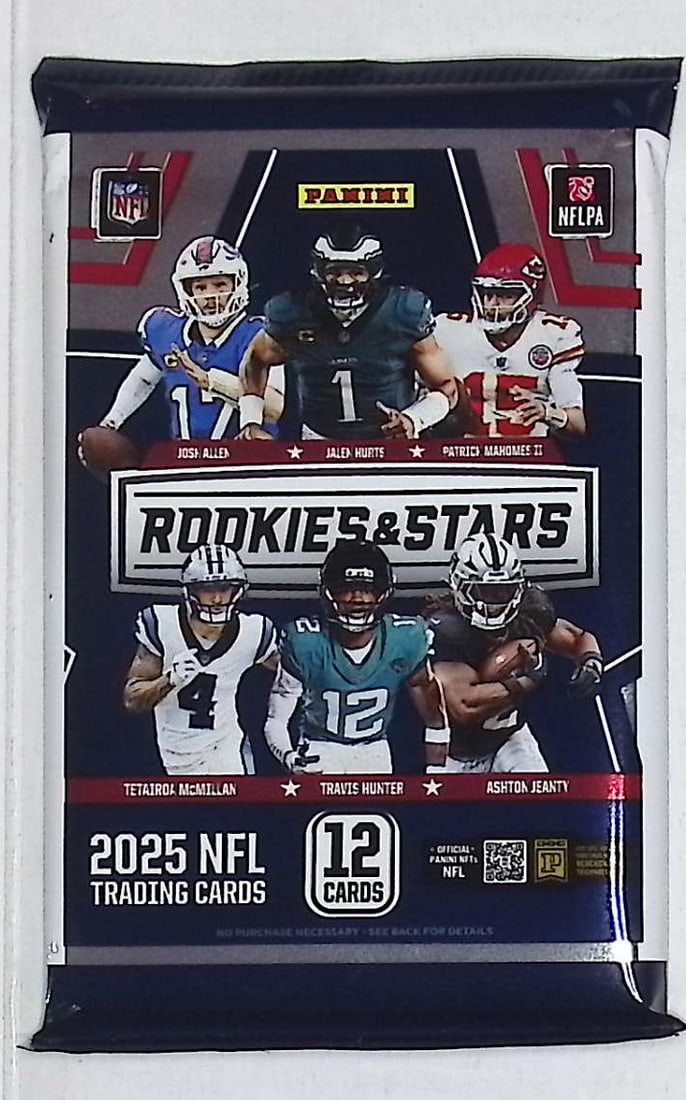 2025 Panini Rookies & Stars Football BLASTER BOX PACK Jaxson Dart, Travis Hunter, Emeka Egbuka (1 of 1)