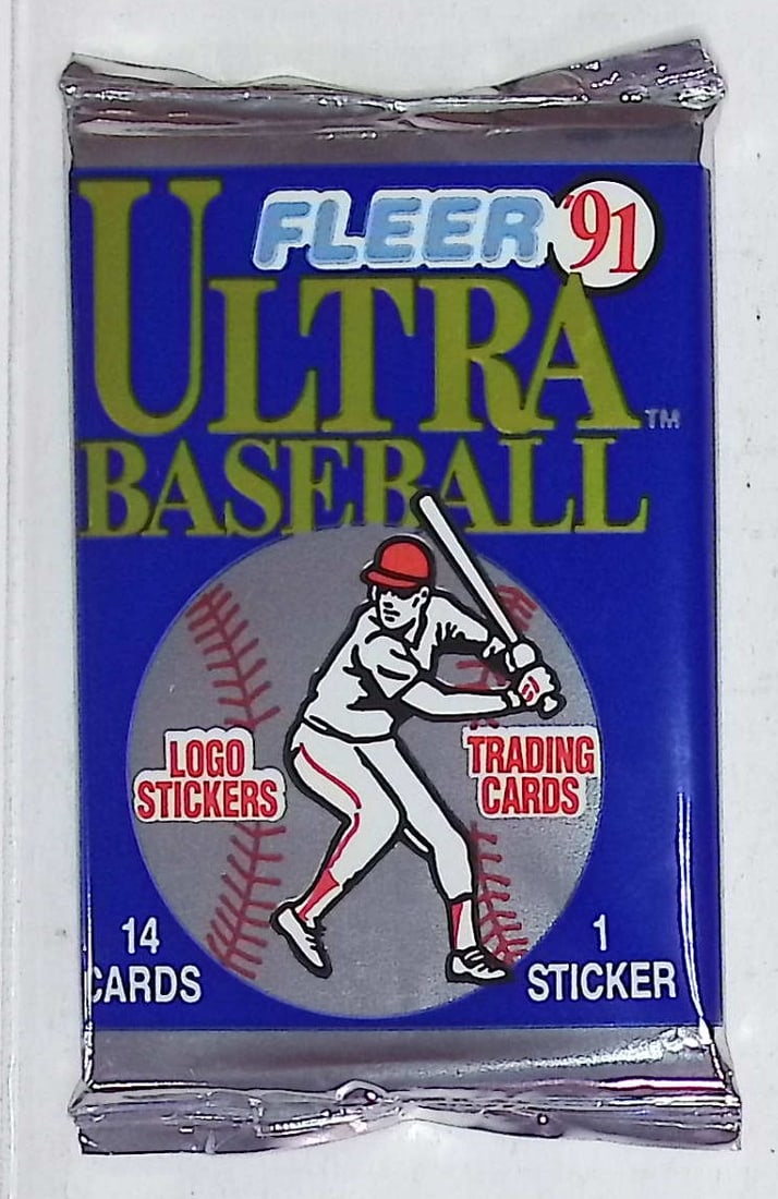 1991 Fleer Ultra Series 1 Baseball Cards Retail Box Pack Sports Cards MLB Trading Cards Rookie Cards: Fleer Vintage Baseball MLB Trading & Sports Cards, World Series & Hall of Fame Players, Old Sports Cards for Sale Near Me, Valuable Auction Memorabilia Lots For Sale On Line, Tony Gwynn, Rickey Hender
