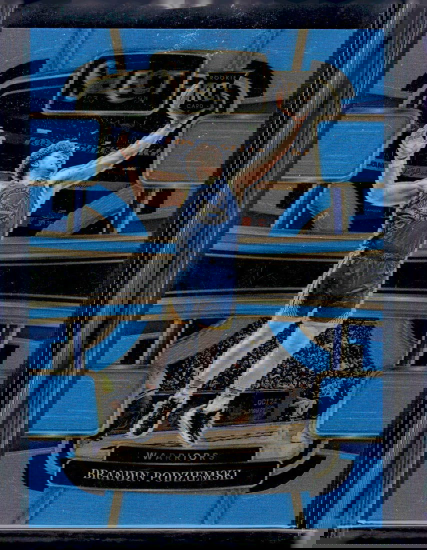 Brandin Podziemski Rookie Card Light Blue Prizm /299 2023-24 Select #93 Warriors (1 of 2)