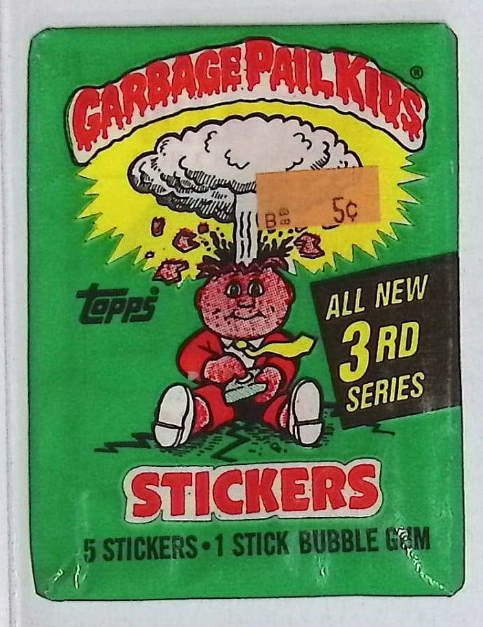 1986 Topps Vintage Garbage Pail Kids Retail Box Wax Pack - 3rd Series (1 of 1)