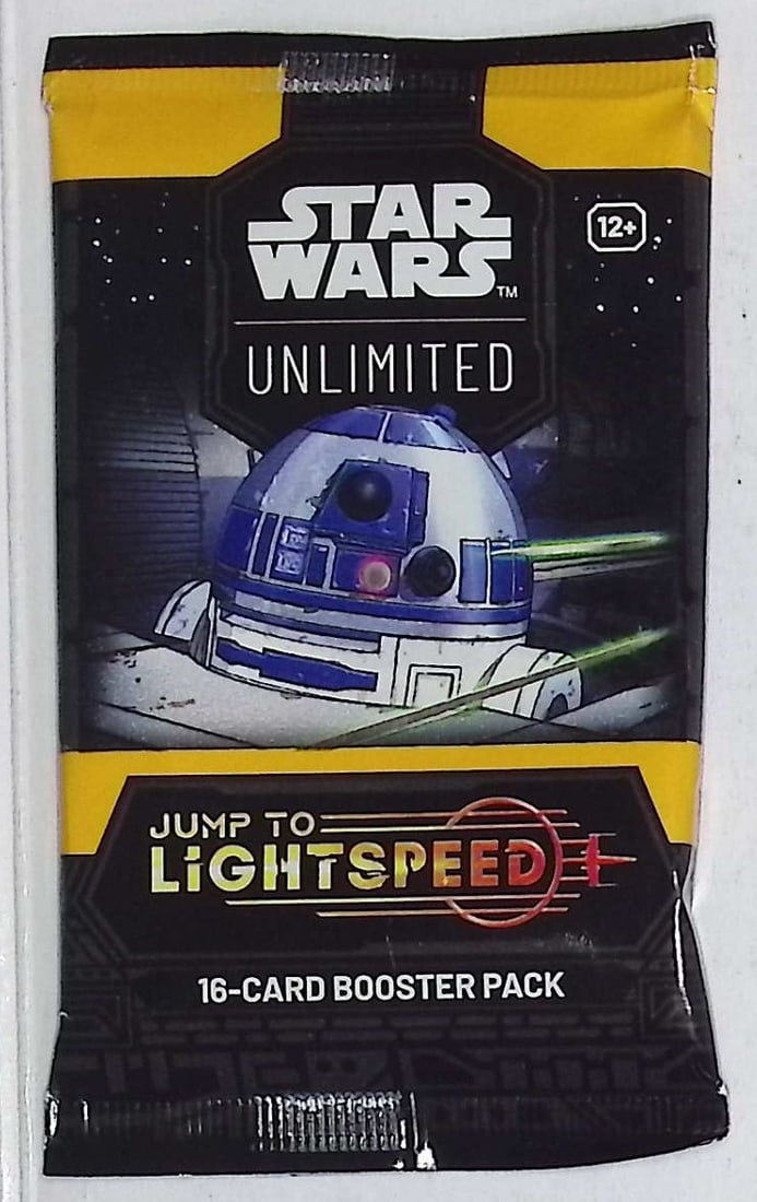 Star Wars Unlimited Jump To Lightspeed 16 Card Booster Pack: 1 Rare or Legendary per Pack (1 of 1)