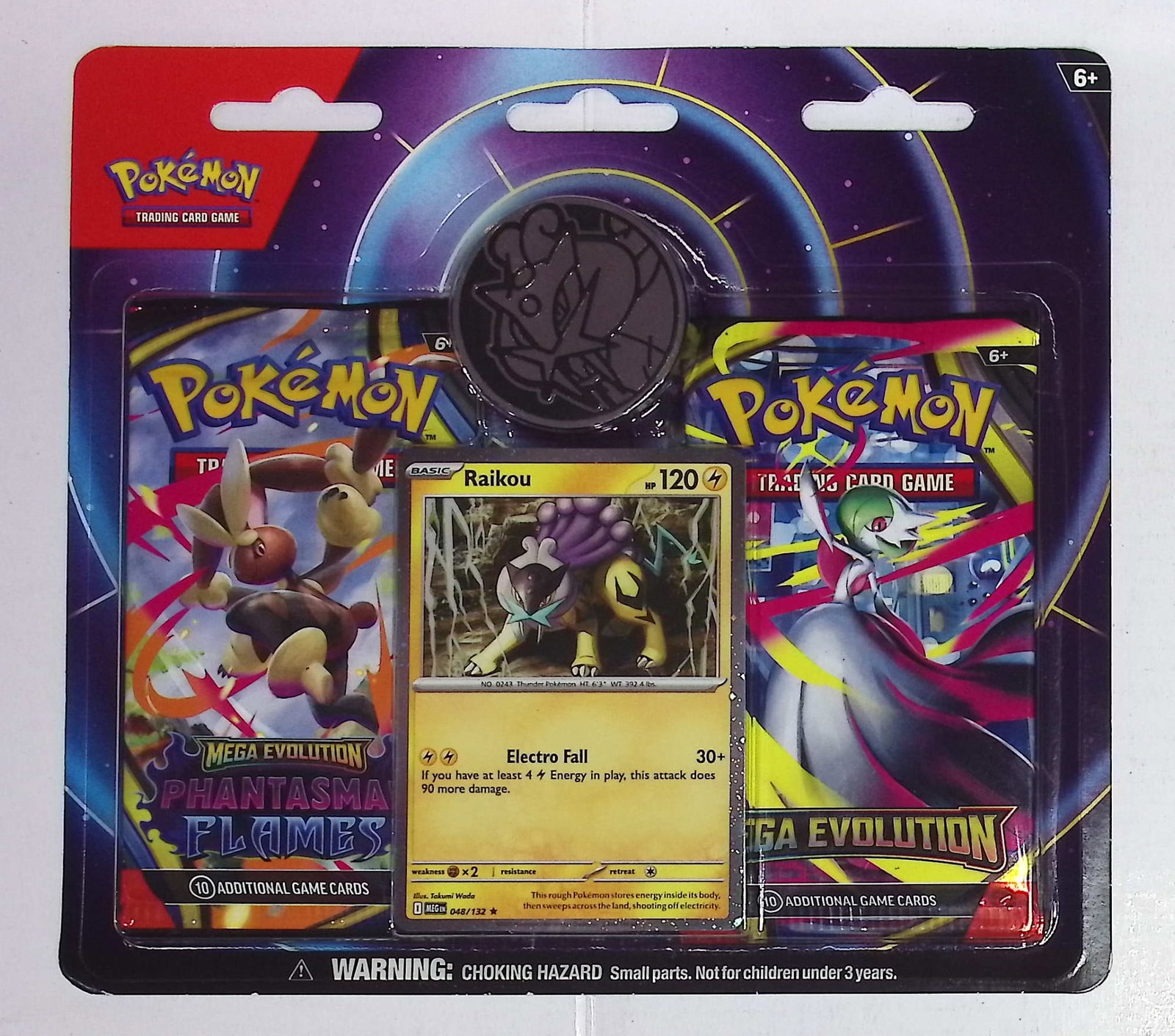2 COUNT: 1 - 2025 Pokemon Mega Evolutions & 1 - Phantasmal Flames Blister Booster Hanger (1 of 1)