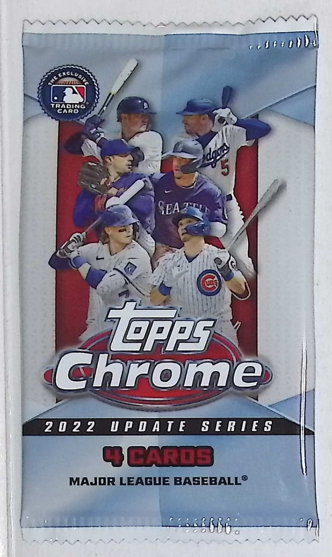 2021 Topps Chrome Baseball Card BLASTER BOX PACK Sports Cards MLB Trading Cards (1 of 1)