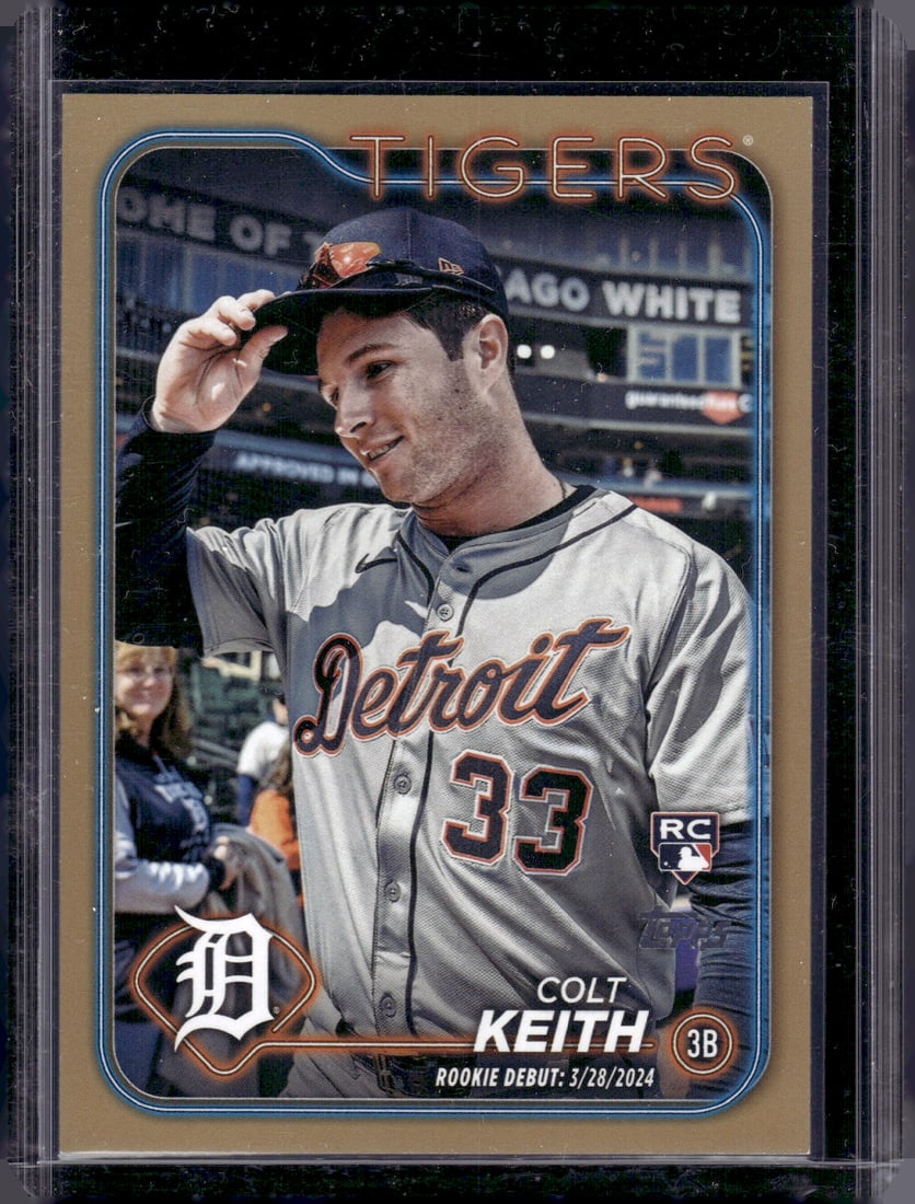 Colt Keith Rookie Card Gold /2024 2024 Topps Update #US192 Detroit Tigers: Topps Baseball MLB Trading & Sports Cards, Sports Cards for Sale Near Me, World Series & Hall of Fame Players Memorabilia, Refractors, X-Fractors, Numbered, SP, SSP, Valuable Auction Memorabilia Lots 