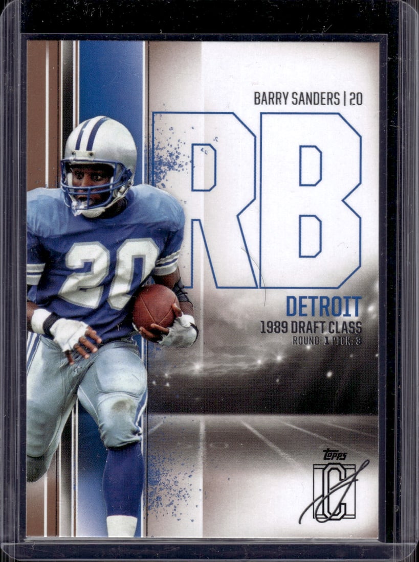 Barry Sanders Bronze Parallel 2024 Topps Signature Class #15 Detroit Lions: Topps Football NFL Trading Sports Cards, Sports Cards for Sale Near Me, Super Bowl & Hall of Fame Player Cards, Resurgence, Composite, SP, SSP, Valuable Auction Memorabilia Lots For Sale On Line