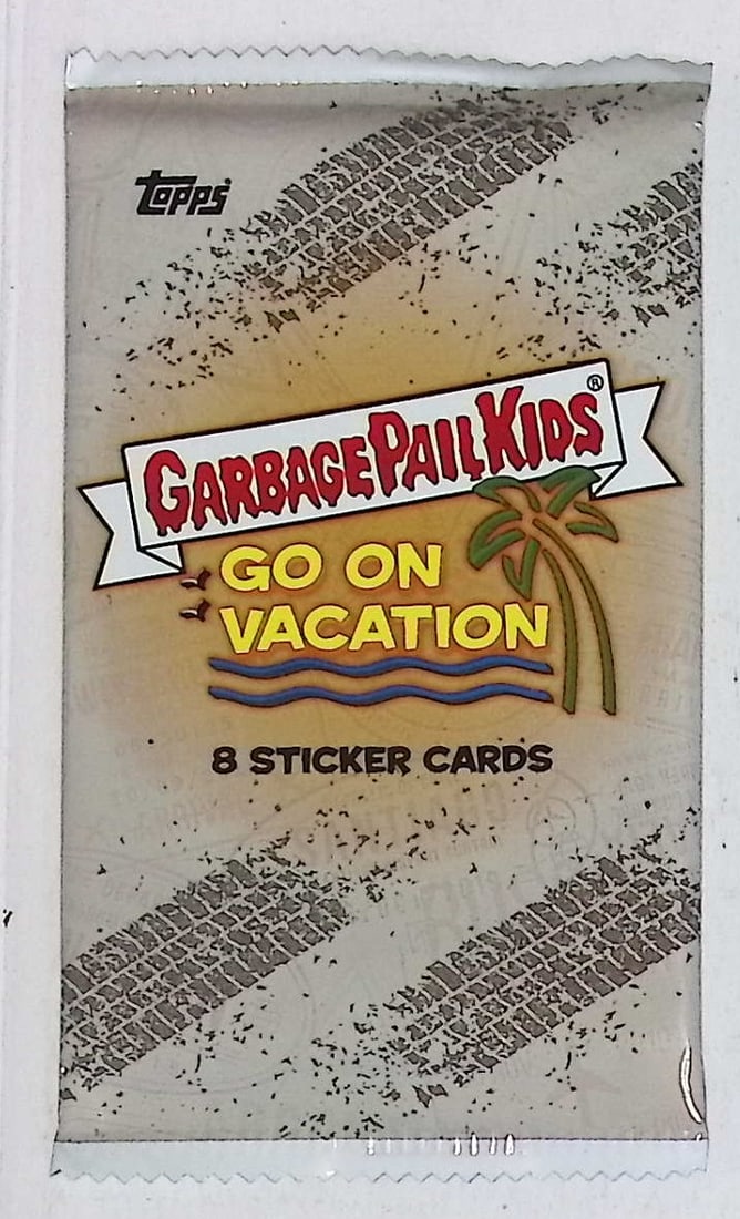 2021 Topps Garbage Pail Kids Go On Vacation Wax Pack Sticker Cards: Numbered Cards, Wave Parallels, Topps Trading Cards Sold on Line, Auction Lots for sale on line, Trading Card Stickers