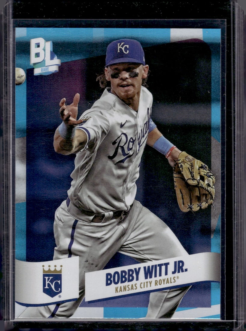 Bobby Witt Jr. Blue Foil Rare 2024 Topps Big League #260 Kansas City Royals: Topps Baseball MLB Trading & Sports Cards, Sports Cards for Sale Near Me, World Series & Hall of Fame Players Memorabilia, Refractors, X-Fractors, Numbered, SP, SSP, Valuable Auction Memorabilia Lots 