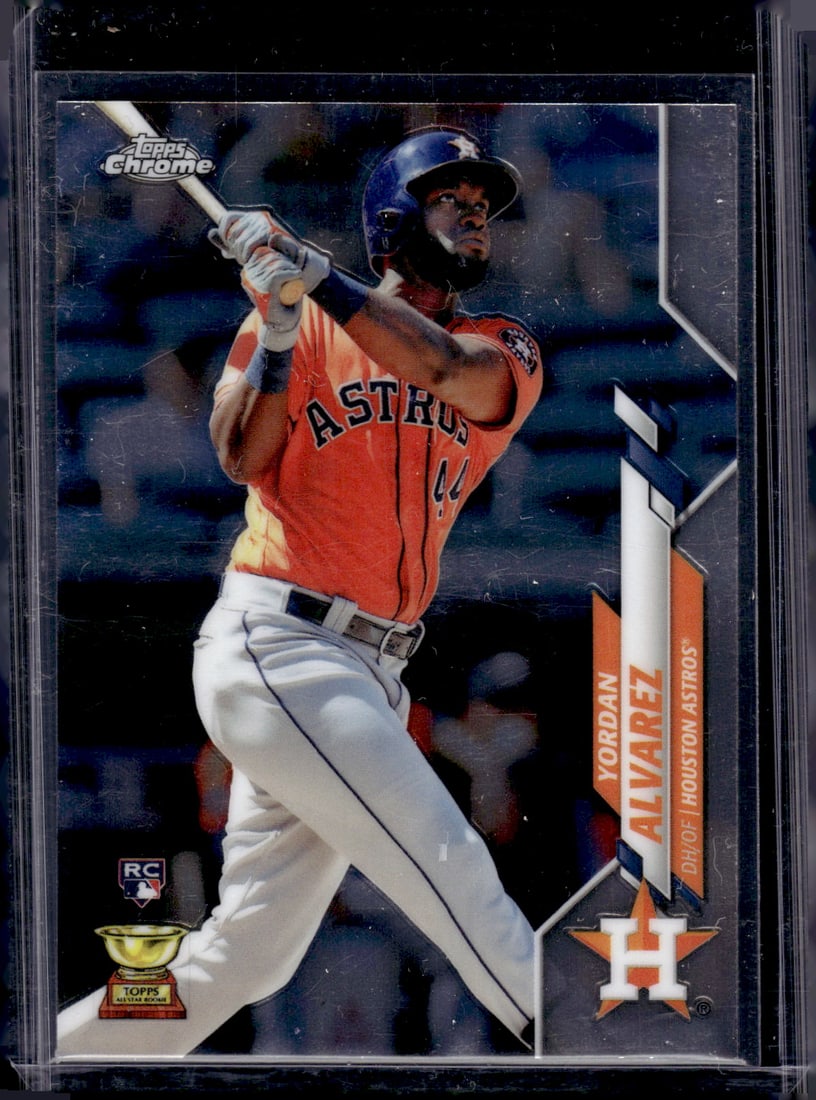 Yordan Alvarez Rookie Card 2020 Topps Chrome #200 Houston Astros: Topps Baseball MLB Trading & Sports Cards, Sports Cards for Sale Near Me, World Series & Hall of Fame Players Memorabilia, Refractors, X-Fractors, Numbered, SP, SSP, Valuable Auction Memorabilia Lots 