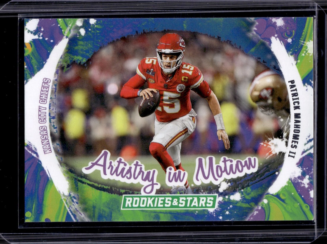 Patrick Mahomes Artistry in Motion 2024 Rookies & Stars #AIM-PMS Kansas City Chiefs (1 of 2)