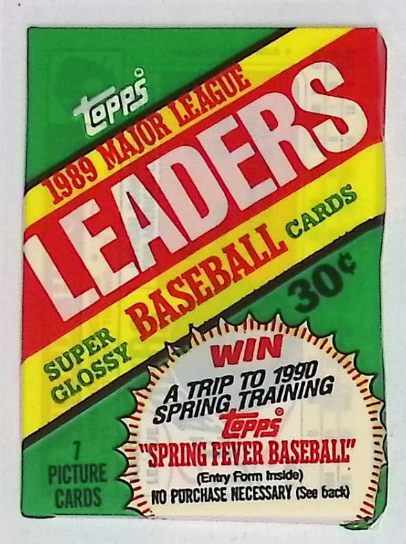 1989 Topps Major League Leaders Super Glossy Vintage Baseball Cards Retail Box Wax Pack Mini Cards: Topps Vintage Baseball Rookie MLB Trading & Sports Cards, Gary Carter, Nolan Ryan, Orel Hersheiser, Don Mattingly, Mike Schmidt Philadelphia Phillies, Old Baseball Cards for Sale Near Me, World Series