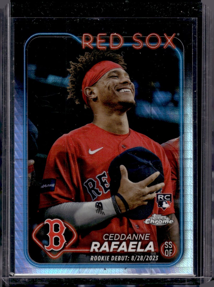 Ceddanne Rafaela Rookie Card Prism Refractor 2024 Topps Chrome Update #USC44 (1 of 2)