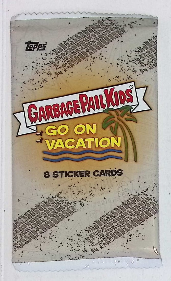2021 Topps Garbage Pail Kids Go On Vacation Wax Pack Sticker Cards: Numbered Cards, Wave Parallels, Topps Trading Cards Sold on Line, Auction Lots for sale on line, Trading Card Stickers