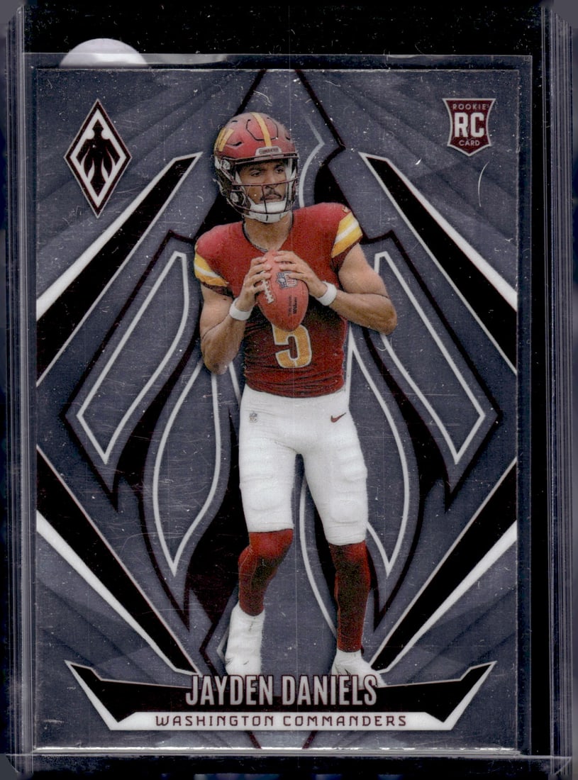 Jayden Daniels Rookie Card 2024 Phoenix #198 Washington Commanders (1 of 2)