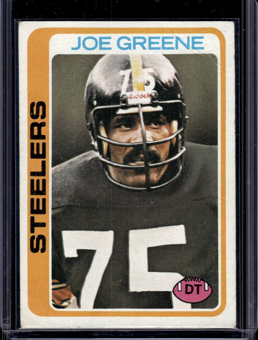 Joe Greene 1978 Topps #295 A Few Small Crease See Pictures: Topps Football NFL Trading Sports Cards, Sports Cards for Sale Near Me, Super Bowl & Hall of Fame Player Cards, Resurgence, Composite, SP, SSP, Valuable Auction Memorabilia Lots For Sale On Line