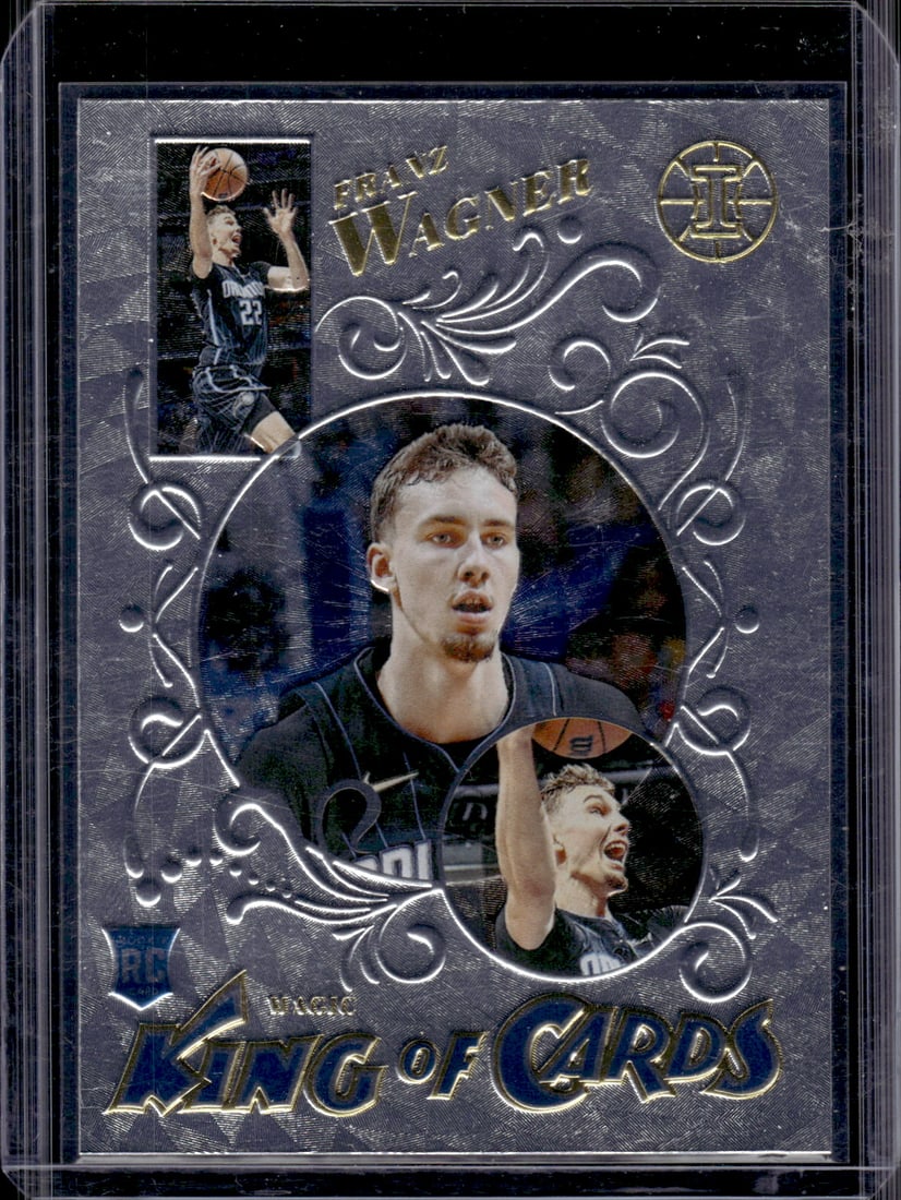 Franz Wagner Rookie Card King of Cards 2021-22 Illusions #32 Orlando Magic: Panini Select, Prizm, Mosaic, Contenders, Revolution, Phoenix, NBA Hoops, Rookie NFL Sports Trading Cards, Silver, SP, SSP, Wave Prizms, Numbered Cards, Basketball sports Cards for Sale Near Me, NBA C