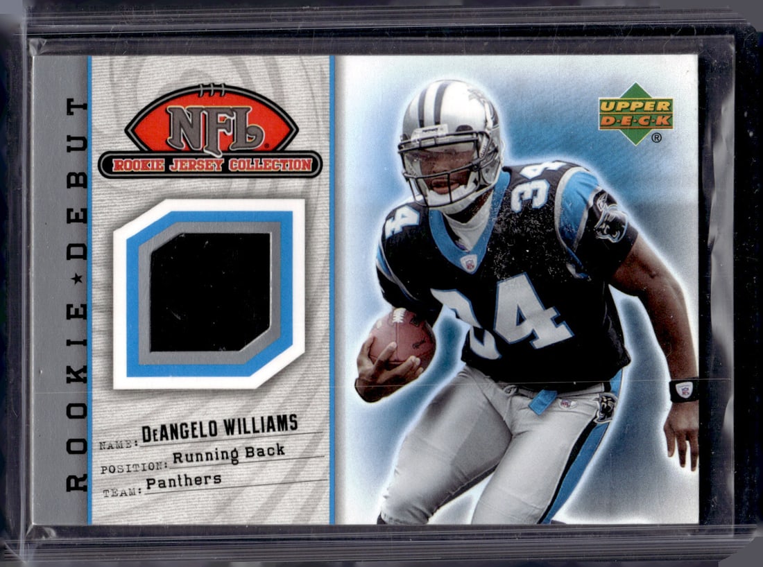 DeAngelo Williams Rookie Patch 2006 Upper Deck #7OTE Panthers