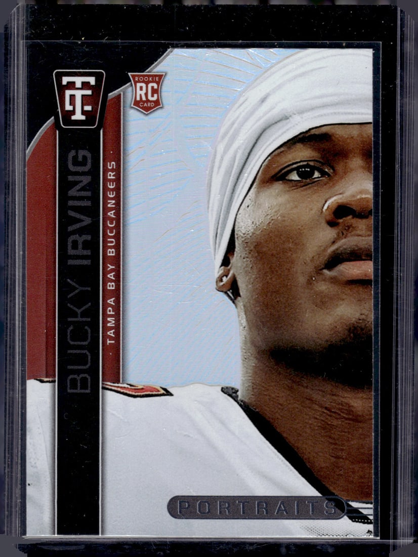 Bucky Irving Rookie Card Portraits 2024 Totally Certified #22 Buccaneers: Panini Select, Prizm, Mosaic, Contenders, Zenith, Phoenix, Illusions, Absolute, Rookie NFL Sports Trading Cards, SP, SSP, Cards, Football Cards for Sale Near Me, Superbowl & Hall of Fame Player Cards,