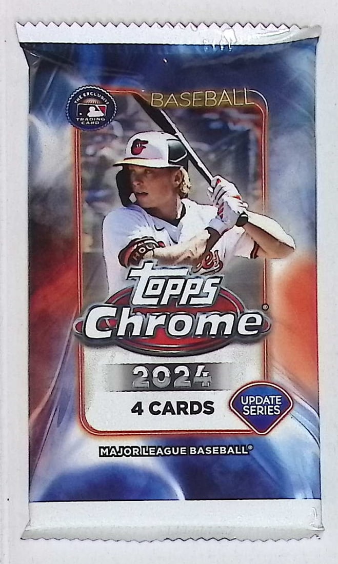 2024 Topps Chrome Update Series MEGA BOX PACK Baseball Card Paul Skenes Box (1 of 1)