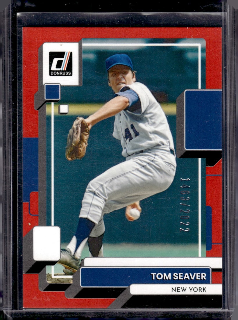 Tom Seaver Red /2022 2022 Donruss #109 New York Mets (1 of 2)
